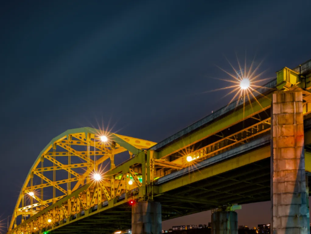 Bridge in the city of Pittsburgh